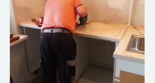 Сборка кухонного гарнитура. Лысьва